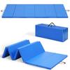 8ftx4ftx2in Folding Gymnastics Mat 6-Panel Exercise Mat Gym Mat for MMA, Gymnastics, Stretching, Core Workouts Fitness Floor Mats w/Carrying Handles
