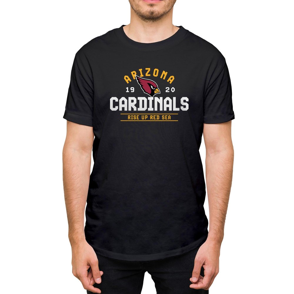 Hybrid Sports NFL - Arizona Cardinals - Team Motto - Men's and Women's Short Sleeve T-Shirt - Size Medium - Arizona Cardinals - Black