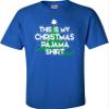 3X-Large Royal Mens This is My Christmas Pajama Shirt T-Shirt view 2