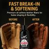 Eagle Baseball Glove Oil Conditioner with Applicator Cloth - 250mL (8.45oz) Glove Oil for Break-in & Glove Treatment - Leather Softener & Conditioner for Baseball, Softball Mitts view 2