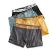 Anomocia 4Pcs Men's Mesh Ice Silk Underwear Box Briefs Breathable Underwear Trunks Underpanties view 1