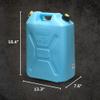 Scepter Water Can with Easy-Pour Spout for Camping/Emergency/Off-Road, 5 Gallon, Blue view 3