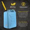 Scepter Water Can with Easy-Pour Spout for Camping/Emergency/Off-Road, 5 Gallon, Blue view 4
