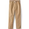 Lands' End Boys Stretch Soft Rib Waist Iron Knee Pull On Pants Camel Kids Small view 1