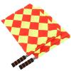 Acouto Schiedsrichterhnen Soccer Referee Flags 2 PcsBag Soccer & Football Referee Flag with Storage Bag - Official Linesman Flags for Sport Matches Includes Easy Identification view 2