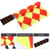 Acouto Schiedsrichterhnen Soccer Referee Flags 2 PcsBag Soccer & Football Referee Flag with Storage Bag - Official Linesman Flags for Sport Matches Includes Easy Identification view 4