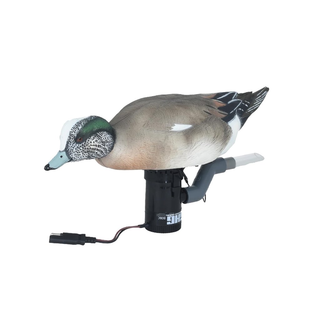 Avery GHG Finisher Swimmer Motion Decoy  Realistic Motorized Waterfowl Decoy with Natural Swim Action and 7-Hour Run Time, Wigeon Drake