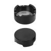 Acouto Taom Chalk Netic Billiard Chalk Case Round Aluminum Alloy Box Holder Black for Pool Sports Accessories - Convenient Accessory view 3