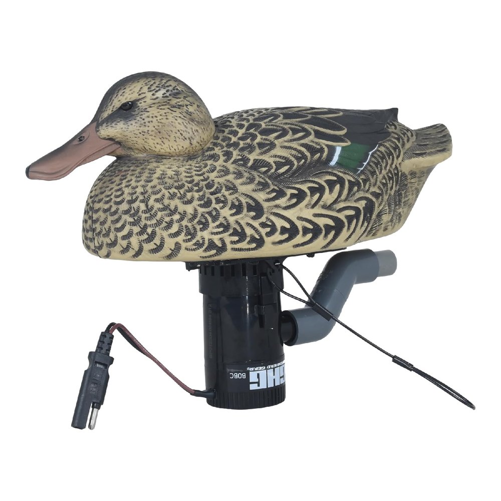 Avery GHG Finisher Swimmer Motion Decoy Realistic Motorized Waterfowl Decoy with Natural Swim Action and 7-Hour Run Time, Shoveler Hen