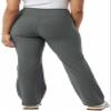 32 Degrees Wide Leg Pants Woman - Ribbed Semi-Flare Pant - Yoga Pants for Women (Green, S), Small view 3