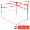 GoSports Slam X 4 Square Volleyball Game Set - Ultimate Backyard & Beach Game for All Skill Levels - 14 x 14 ft view 1