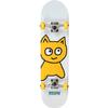 Meow Skateboards Big Cat Soft Top White Mini Complete Skateboard - 7" view 1