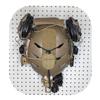 Hammy3DPrints Bump/Tactical Helmet Mount - Pegboard/Skadis/etc. | Gear Holder Storage Rack (Non-Metal Pegboard) view 1