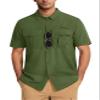 MAGCOMSEN Sun Protection Fishing Shirts for Men UPF 50+ Cooling Quick Dry Breathable Hiking Safari Camping Travel Shirts Army Green 2XL view 1