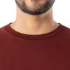 Fruit of the Loom Men's Jersey Knit Top and Flannel Pant Pajama Sleep Set, Red/Khaki Plaid, Small view 3