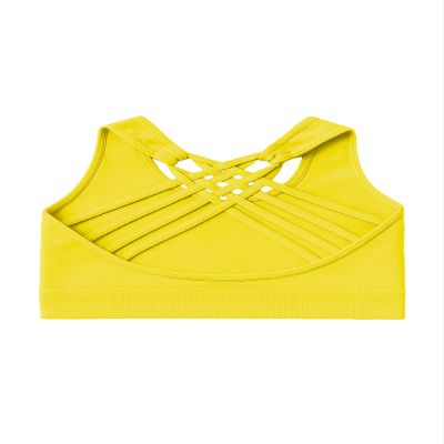 Kurve Girls' Seamless Strappy Back Racerback Sports Bra