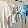 Women's Loose Fit Crop Tops Round Neck Short Sleeve Casual 100% Cotton Cropped Top Tee T-Shirt, Dartmouth Green, Large view 3