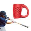 Baseball Thumb Guard for Right Hand Hitters Launchpad O.G. | Bat-Shaped Channel, Bat Sting Protection, Improved Grip | Teen, Adult & Pro (Red)