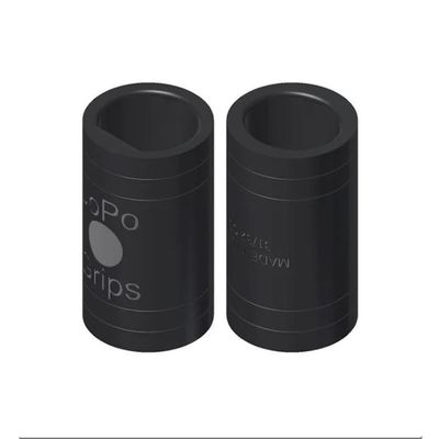 Bowlerstore Products JoPo Power Oval/Oval Dots Finger Insert Black- Pack of 2 51/64