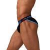 Cotton Underwear Men Bikini Briefs Soft Breathable Bulge Pouch Briefs For Men Scrunch Butt Underpants Red view 3