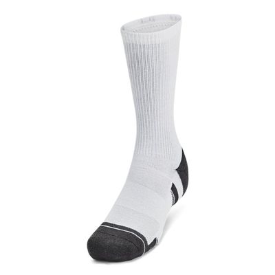 Under Armour 1386242-101-XL Unisex UA Perf Tech 6pk Crew WHT XL