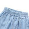 Toddler Baby Baggy Jeans Boys Girls Harem Pants Pull On Denim Joggers Loose Elastic Waist (Light Blue, 4-5 Yeadrs) view 4