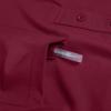 T.Chilyn Mens Polo Shirts with Pocket, Long Sleeve Big and Tall Polo Shirts for Men, Cotton Blend Performance Casual Stylish Lightweight Collared Men's Golf Shirts for Daily (Wine Red, 4XL) view 4