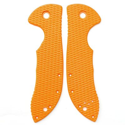 1 Pair Custom G10 Scales Fits for Emerson Commander, Light Orange Handle Patch Blank DIY Replacement Accessory