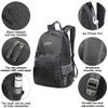 G4Free 20L Lightweight Packable Hiking Backpack + 54 Inch Automatic Large Golf Folding WindProod Compact Umbrella for Travel Hiking view 4