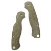 Echeson 1 Pair Custom Scales Fits for Paramilitary 2 C81, Micarta Knife Handle Patch DIY Replacement Accessory(Brown) view 1