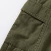 Toddler Baby Boys Khaki Cargo Pants Elastic Waist Pull on School niform Hiking Pants Stretch Twill (AG, 2-3 Years) view 3