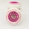 8 Pack 64mm 68mm Inline Skate Wheels with ABEC-9 Bearings Outdoor Asphalt Formula 88A Hardness Easy to Install for Indoor Outdoor (Pink,64mm) view 3