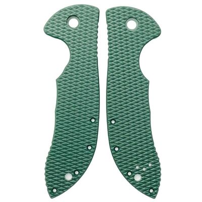 1 Pair Custom G10 Scales Fits for Emerson Commander, Green Handle Patch DIY Replacement Accessory