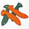 1 Pair Custom G10 Scales Fits for Emerson Commander, Green Handle Patch DIY Replacement Accessory view 2