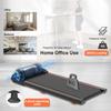 ANTSKU Walking Pad Treadmill, 2.5HP Quiet Under Desk Treadmill for Home Office, 2 in 1 Portable Walking Treadmill with Remote Control, 12 Preset Programs, 265 Lb Capacity, LED Display, Black&Orange view 4