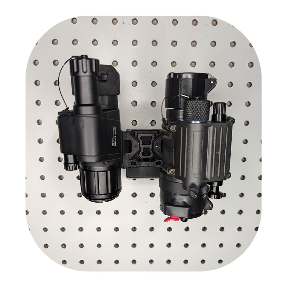 Hammy3DPrints Dovetail Mount for Night Vision/Thermal - Pegboard/Skadis/etc. | Gear Holder Storage Rack (Skadis)