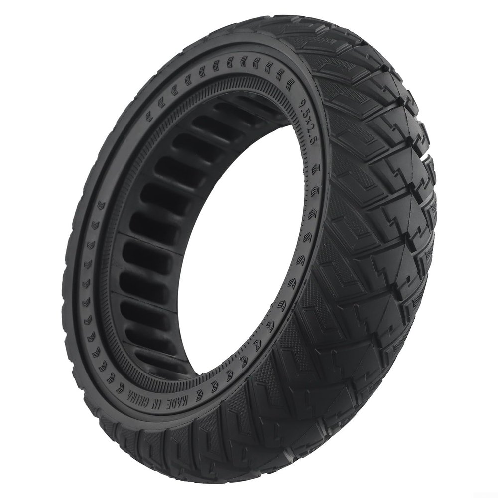 9.5x2.5 Solid Tire for NIU KQI3 Electric Scooter Replacement Parts Kick Scooter Off-Road Tubeless Tyre 9.5 Inch 9.5x2.50 Vacuum Tire Black 1pc