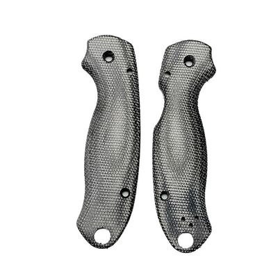1 Pair Micarta Scales Fits for Para 3 C223, Custom CNC Scales Handle DIY Replacement Accessory(Black)