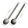 ZHOUSUFEN Long Handle Spork and Spoon, Portable Flatware for Outdoor Camping, Reusable view 3