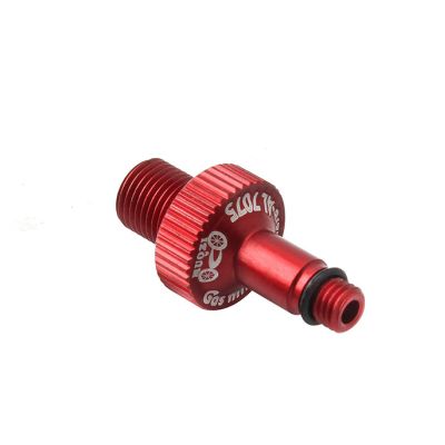 SagaSave Shock Absorber Rear Part Pump Conversion Valve Valve Air Pump Absorption Aluminum Alloy Repair Tools, Aluminum Alloy MTB Air Valve Adapter Tool, Red