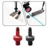 SagaSave Shock Absorber Rear Part Pump Conversion Valve Valve Air Pump Absorption Aluminum Alloy Repair Tools, Aluminum Alloy MTB Air Valve Adapter Tool, Red view 2
