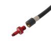 SagaSave Shock Absorber Rear Part Pump Conversion Valve Valve Air Pump Absorption Aluminum Alloy Repair Tools, Aluminum Alloy MTB Air Valve Adapter Tool, Red view 3
