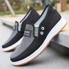 Lightweight and Breathable Men's Slip-On Canvas Shoes for All Seasons,Men's Walking Shoes (Vibrant Blue,7) view 3