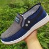 Lightweight and Breathable Men's Slip-On Canvas Shoes for All Seasons,Men's Walking Shoes (Vibrant Blue,7) view 4