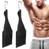 AB Straps, Pull up Straps fitness Abdominal Muscle Training Support Stainless Steel Hook Buckle, AB Straps for Pull up Bar for Pull up Workout Hanging Leg view 2