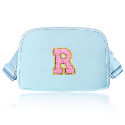 Janhavi Gift for Woman Mom, Belt Bag for Women,Fanny Packs for Women,6 7 8 9 10 11 12 13 Year Old Girl, Personalized Birthday Gift for Teen Girls, Trendy Kids Waist Fanny Pack Crossbody Bag-Blue R