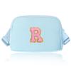 Janhavi Gift for Woman Mom, Belt Bag for Women,Fanny Packs for Women,6 7 8 9 10 11 12 13 Year Old Girl, Personalized Birthday Gift for Teen Girls, Trendy Kids Waist Fanny Pack Crossbody Bag-Blue R view 1