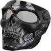 HISTOEG Tactical Paintball Airsoft Helmet Paintball Mask Anti Fog,Tactical Full Face Mask Ski Mask Goggles Detachable Adjustable, Skull B view 1
