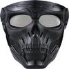 HISTOEG Tactical Paintball Airsoft Helmet Paintball Mask Anti Fog,Tactical Full Face Mask Ski Mask Goggles Detachable Adjustable, Skull B view 2