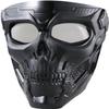 HISTOEG Tactical Paintball Airsoft Helmet Paintball Mask Anti Fog,Tactical Full Face Mask Ski Mask Goggles Detachable Adjustable, Skull B view 3
